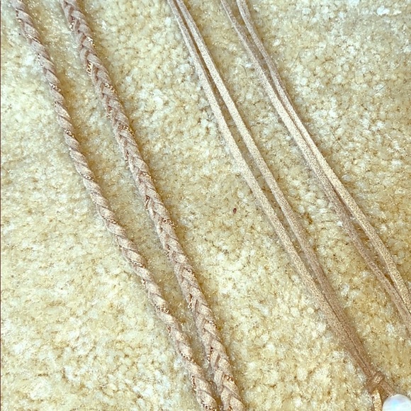 Long braided and beaded necklaces - Picture 3 of 4